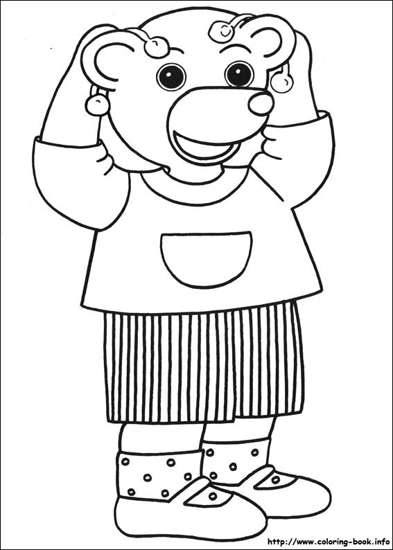 Little Brown Bear coloring picture